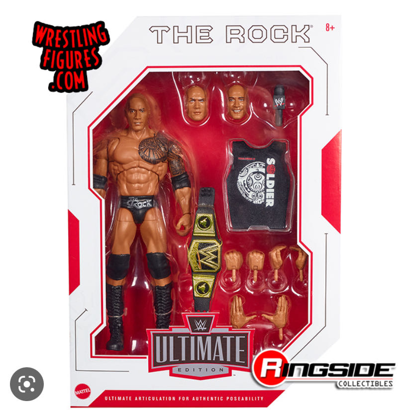 Rock - WWE Mattel (WWE Ultimate Edition) action figure collectible - Main Image 1