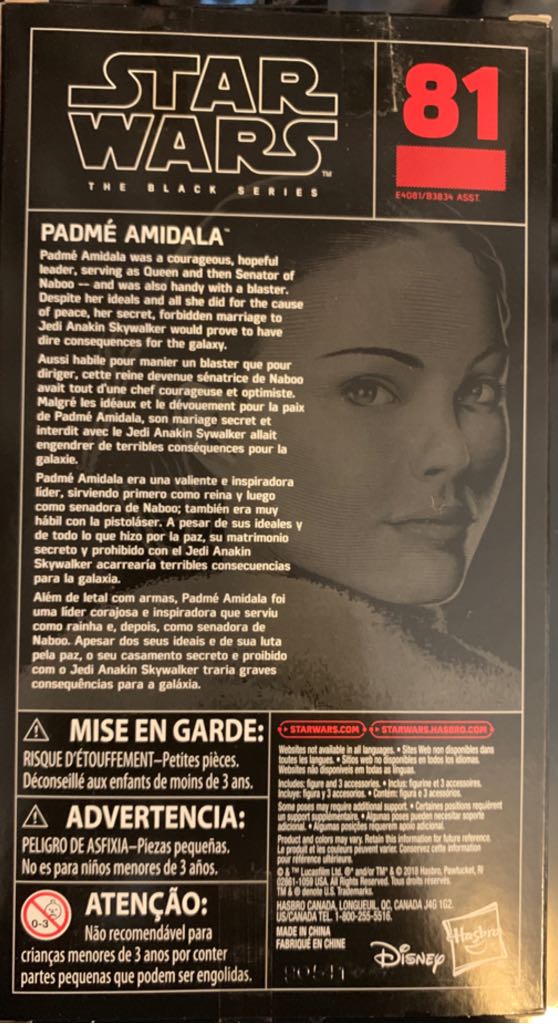 Star Wars The Black Series 3 81 Padme Amidala - Hasbro (Star Wars - The Black Series) action figure collectible - Main Image 2
