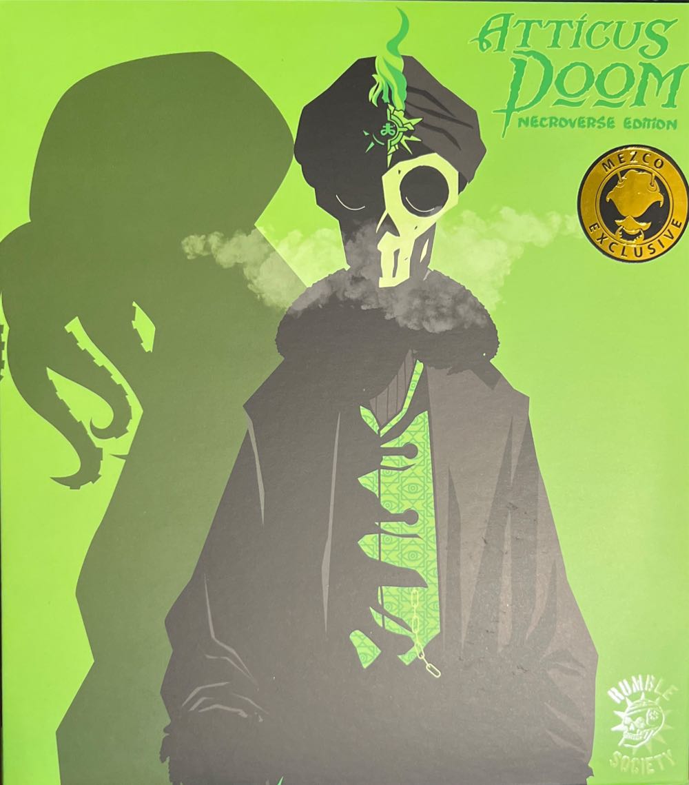 Mezco One:12 Collective Rumble Society: Atticus Doom [Necroverse Edition] - Mezco Toyz (One:12 Collective - Rumble Society) action figure collectible [Barcode 696198120950] - Main Image 1
