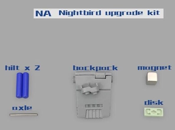 Ninja Dickey (Nightbird Shadow) & Backpack Upgrade Kit - Newage (The Transformers) action figure collectible - Main Image 2