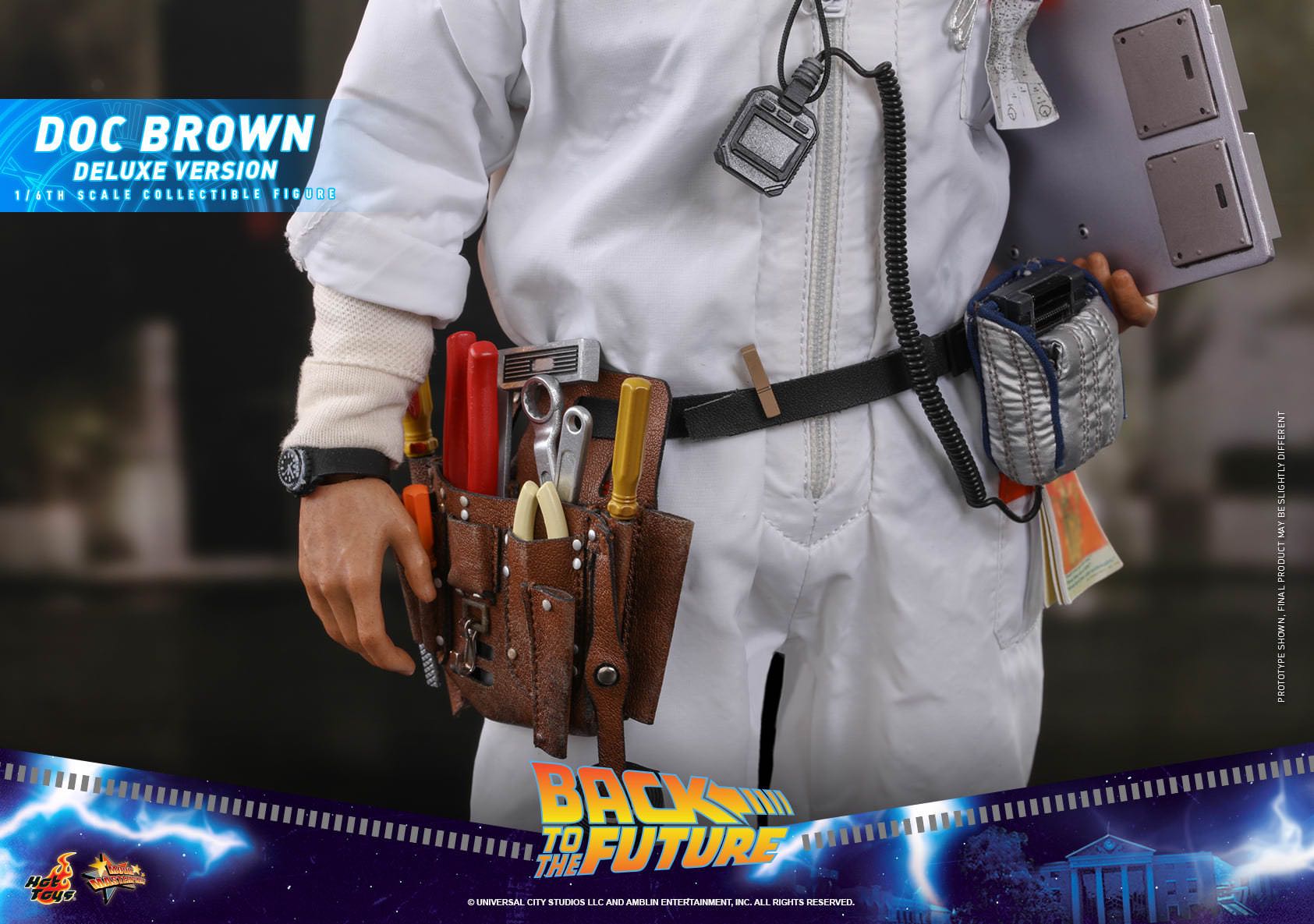 Doc Brown - Hot Toys (Back To The Future) action figure collectible [Barcode 4895228609182] - Main Image 6