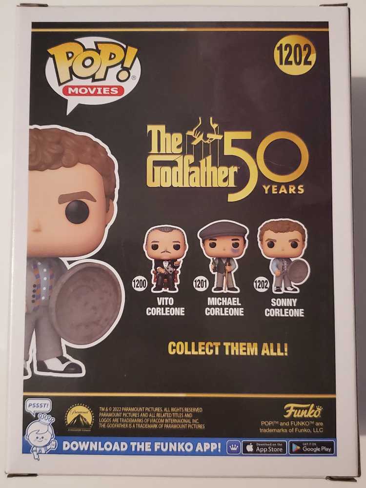 The Godfather 50th Anniversary: Sonny Corleone - Funko (Funko Pop! Movies) action figure collectible [Barcode 889698615280] - Main Image 4