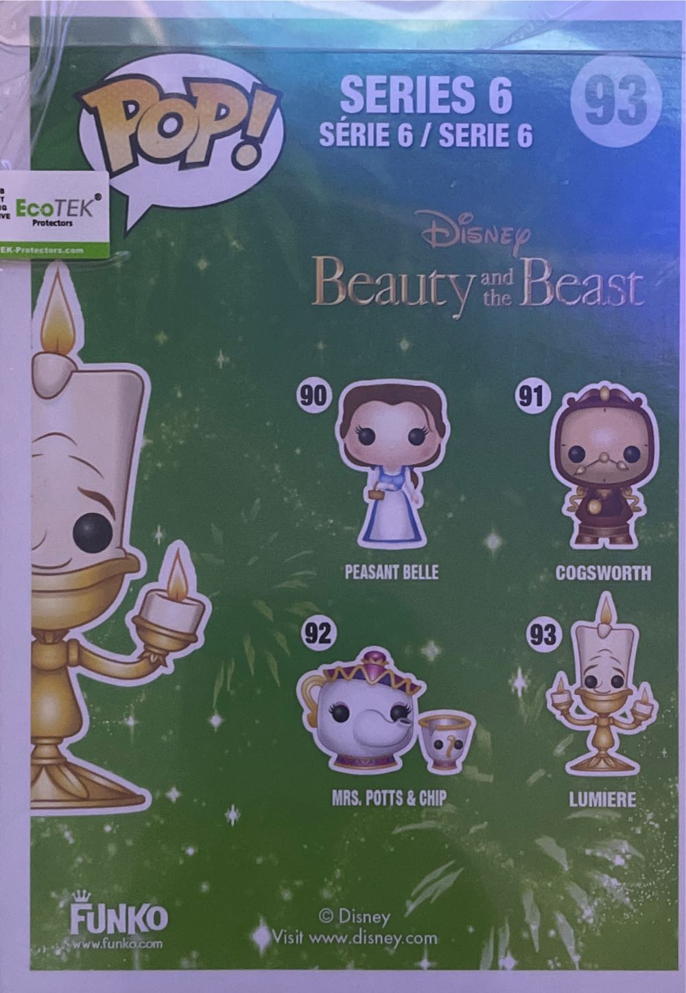 Lumiere Funko Pop # 93  action figure collectible - Main Image 2