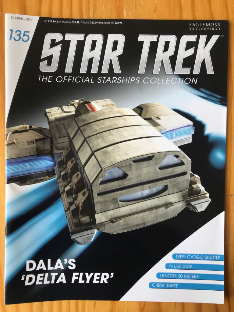 Star Trek Eaglemoss - #135 Dala’s “Delta Flyer”  action figure collectible - Main Image 1