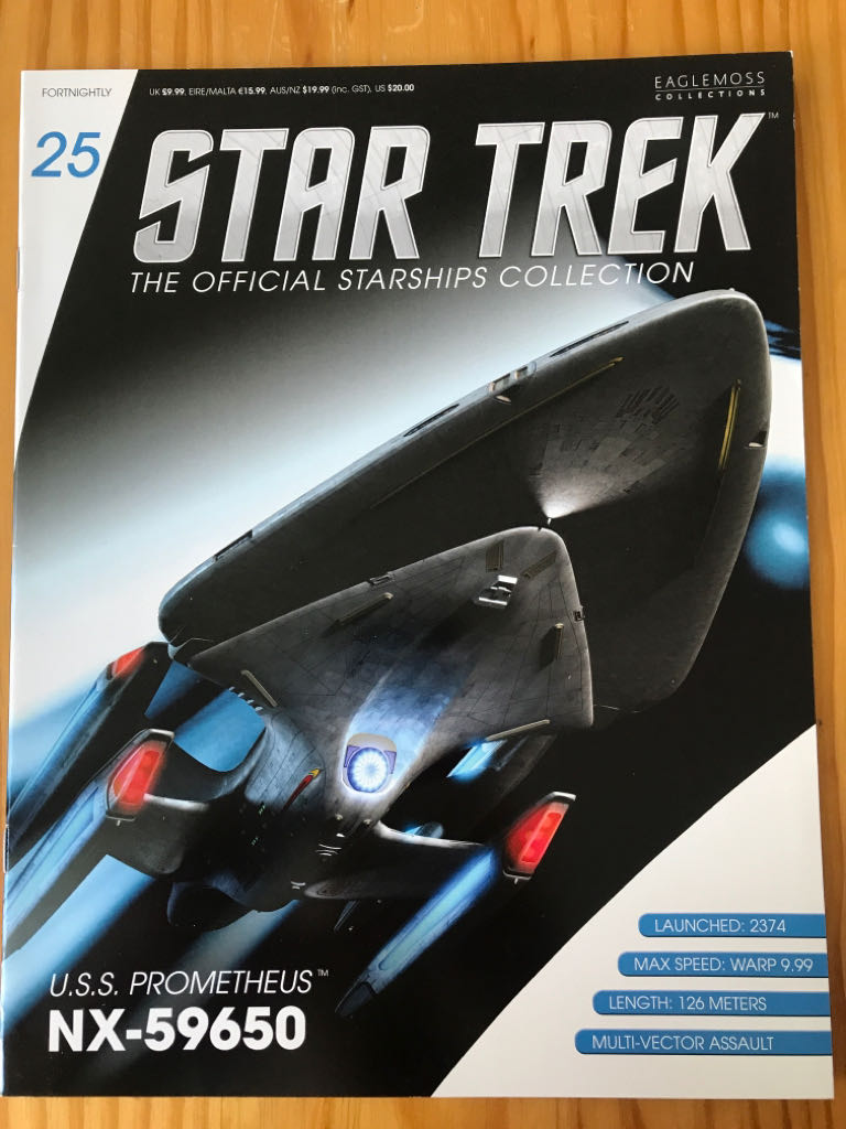 Star Trek Eaglemoss - #25 U.S.S Prometheus  action figure collectible - Main Image 1
