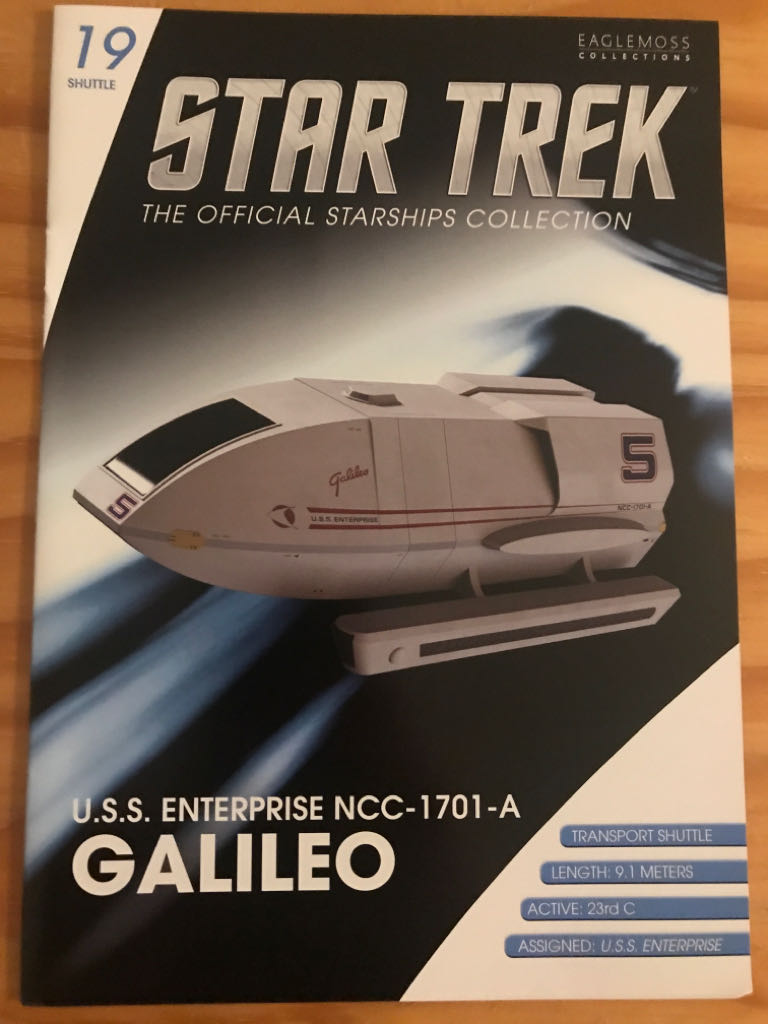 Star Trek Eaglemoss - U.S.S Enterprise NCC-1701-A Galileo #19  action figure collectible - Main Image 1