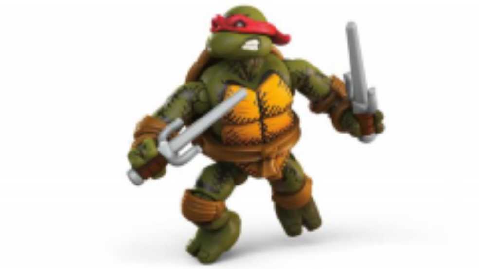 TMNT: Mega Construx Teenage Mutant Ninja Turtles - Raphael - Mega Construx (Teenage Mutant Ninja Turtles) action figure collectible [Barcode 887961878028] - Main Image 3