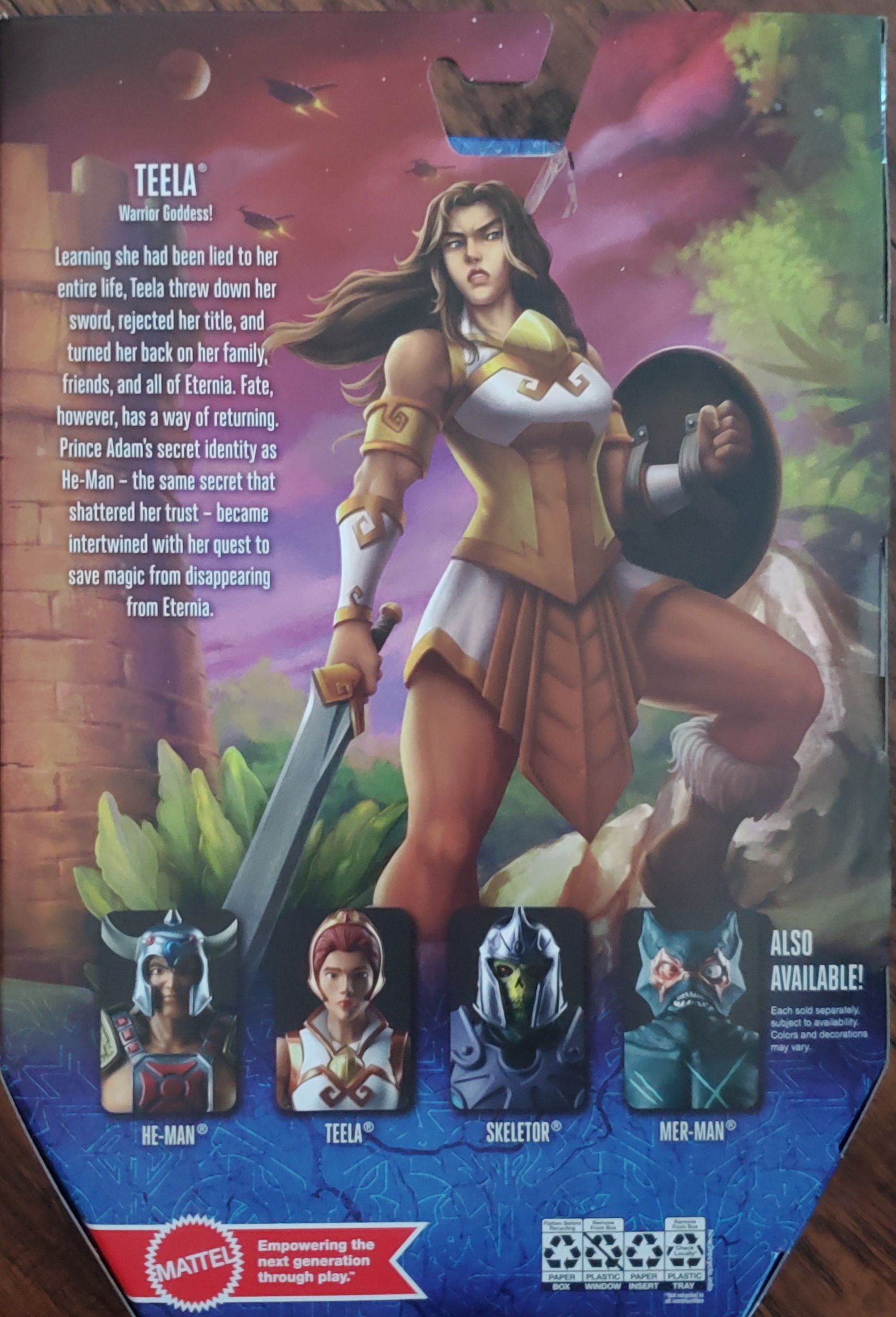 Teela: Warrior Goddess Masterverse Revelation - Masters Of The Universe Mattel (Masters Of The Universe Revelation) action figure collectible - Main Image 2