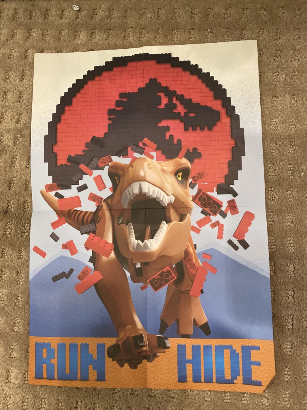 Jurassic World Birthday Card (pop out dinos) - Lego (Jurassic World Lego) action figure collectible - Main Image 4