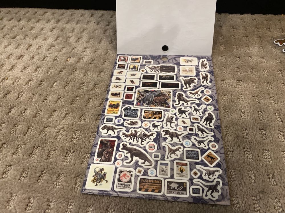 Jurassic World 4 Sheet Sticker Book With Puffy Stickers 300 Stickers - Innovative Designs (Jurassic World Dominion) action figure collectible [Barcode 191537124021] - Main Image 4
