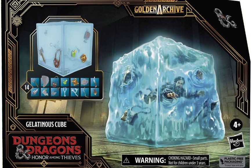 Dungeons & Dragons-Honor Among Thieves-Golden Archive: Gelatinous Cube - Hasbro (Dungeons & Dragons: Honor Among Thieves, Golden Archive) action figure collectible [Barcode 5010994192754] - Main Image 2