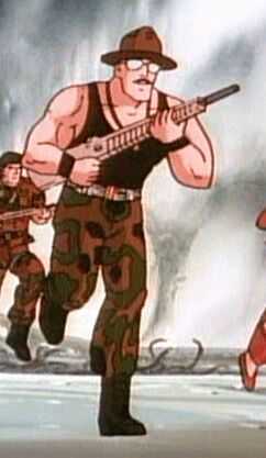 Sgt. Slaughter - Hasbro (G.I. Joe - A Real American Hero) action figure collectible - Main Image 3