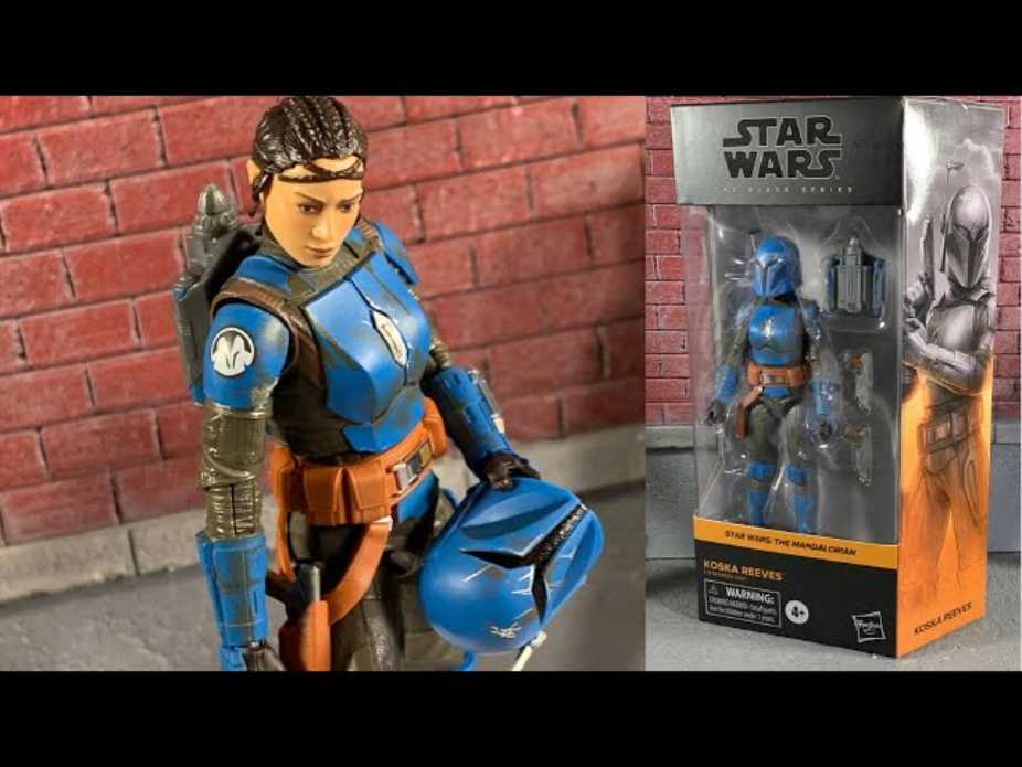 Star Wars The Black Series Koska Reeves The Mandalorian  action figure collectible [Barcode 1040963835447] - Main Image 4
