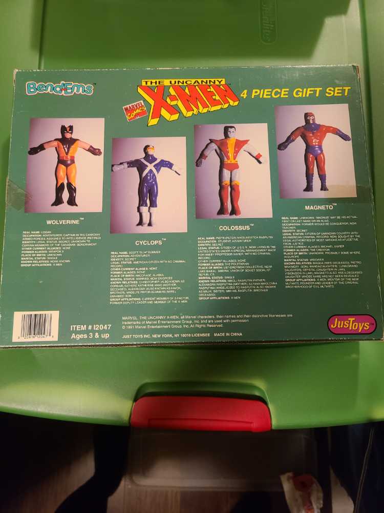 Justtoys The Uncanny X-men Bend Ems 4 Piece Gift Set - Justtoys action figure collectible [Barcode 020616120473] - Main Image 2