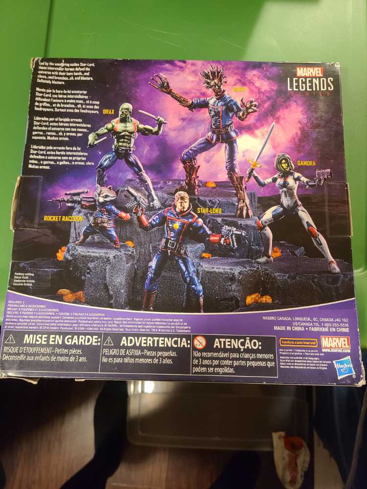 Marvel Legends Guardians Of The Galaxy  Toys R Us Exclusive  - Hasbro action figure collectible [Barcode 004650000090] - Main Image 2