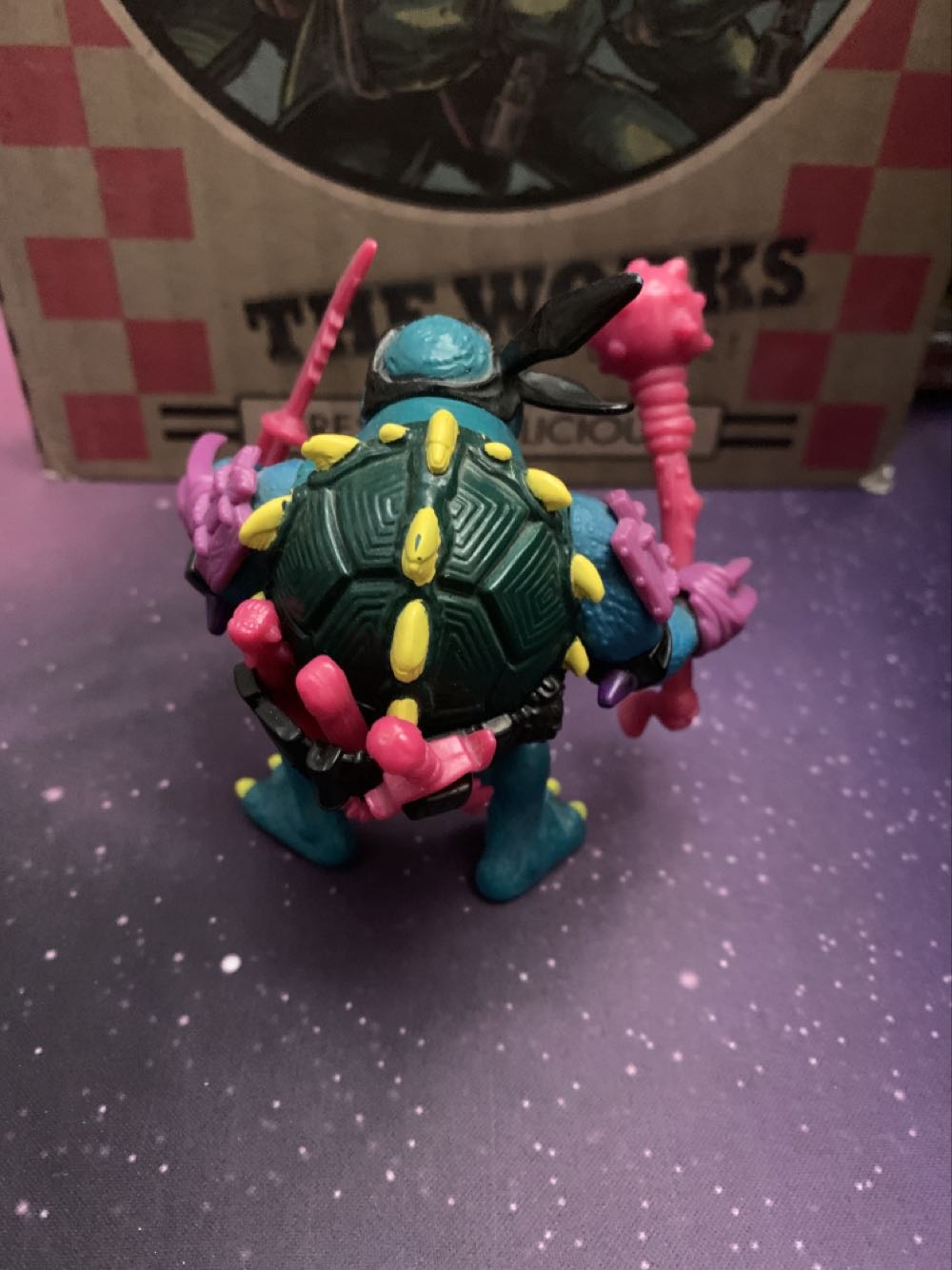 TMNT 1990 - Slash (Mustard Belly With Black Belt Yellow S) (Complete) - Playmates action figure collectible - Main Image 2