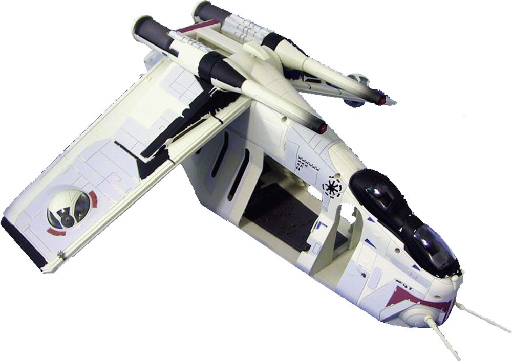 Vehicles Command Gunship - Hasbro (2003 The Clone Wars Realistic-Animated) action figure collectible [Barcode 076930848401] - Main Image 2