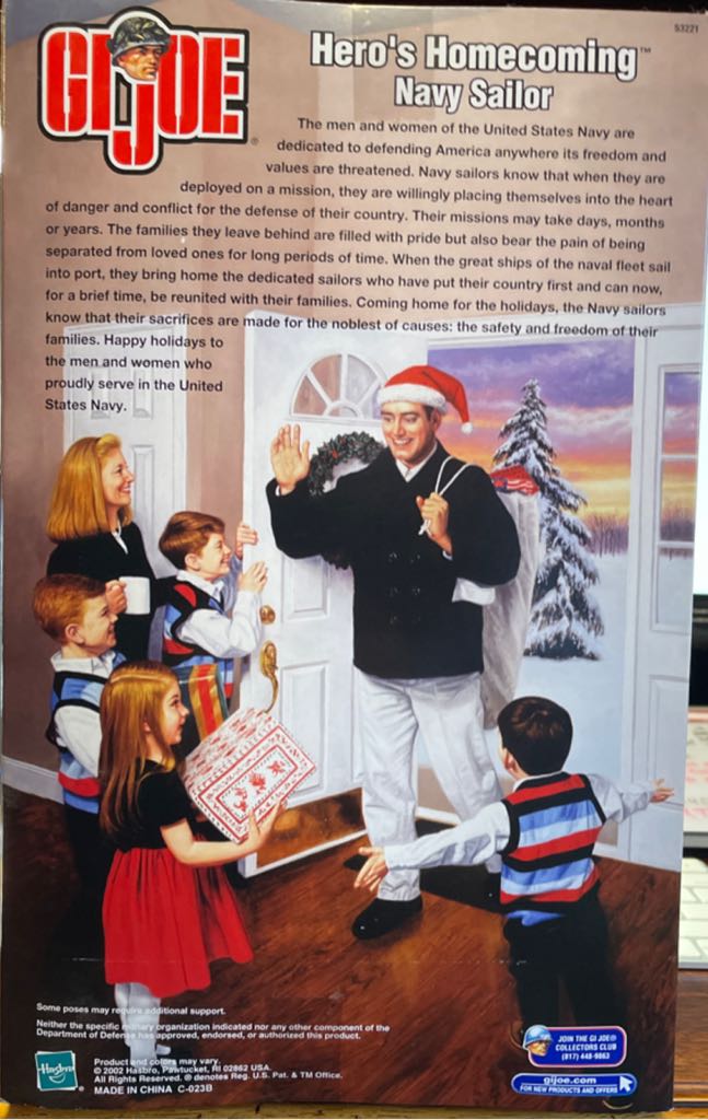 Hero’s Homecoming Navy Sailor - Hasbro (G.I. Joe Classified) (Navy) action figure collectible - Main Image 2