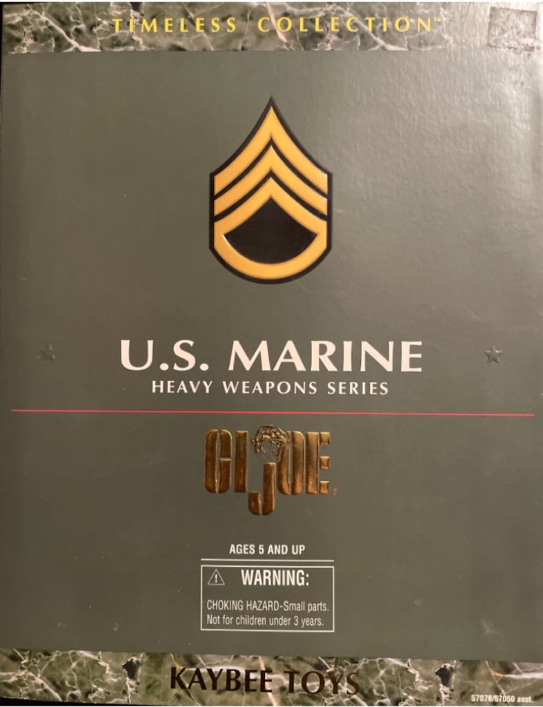 U.S. Marine Heavy Weapon Series - Kenner (GI Joe Timeless Collection) action figure collectible [Barcode 076281570761] - Main Image 1