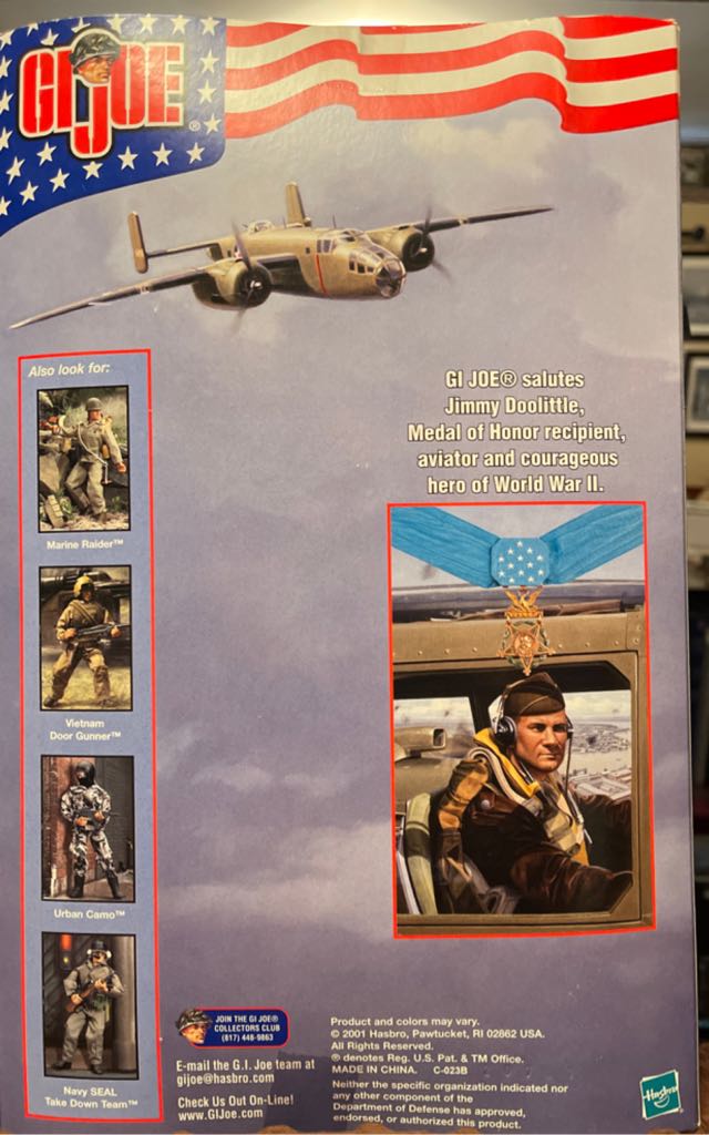 Medal Of Honor Recipient Jimmy Doilittle - Hasbro (G.I. Joe Classified) (Army) action figure collectible - Main Image 2