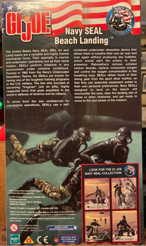 Navy Seal Beach Landing - Hasbro (G.I. Joe Classified) (Navy) action figure collectible - Main Image 2