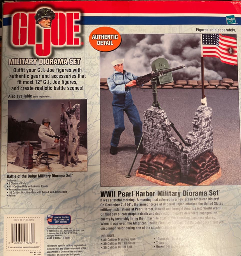 WWII Pearl Harbor Military Diorama Set - Hasbro (Diorama) action figure collectible [Barcode 076930576809] - Main Image 2