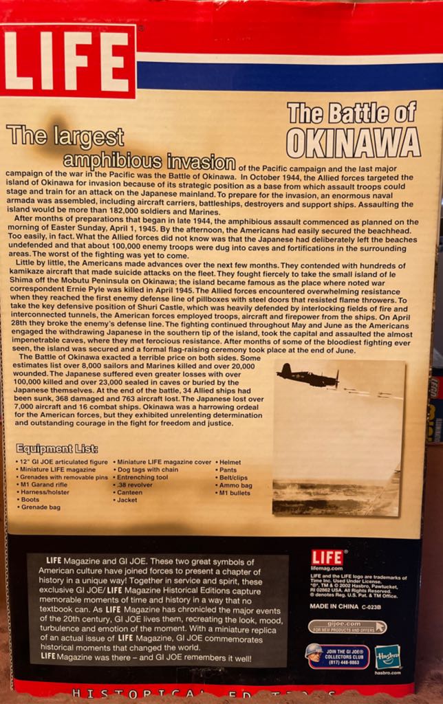 The Battle Of Okinawa - Hasbro (G.I. Joe Classified) (Army) action figure collectible - Main Image 2