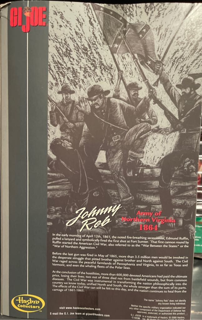 Jonny Reb Army Of Northern Virginia 1864 - Hasbro (G.I. Joe Classified) (Army Of Northern Virginia) action figure collectible [Barcode 076930577240] - Main Image 2