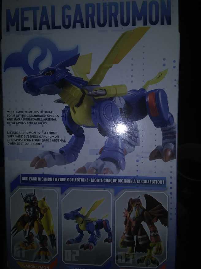 Digimon Shodo 3.5” Metal Garurumon Action Figure 86972  action figure collectible [Barcode 045557869724] - Main Image 2