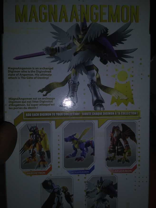Digimon Shodo 3.5” Figure Magnaangemon 86975  action figure collectible [Barcode 045557869755] - Main Image 2