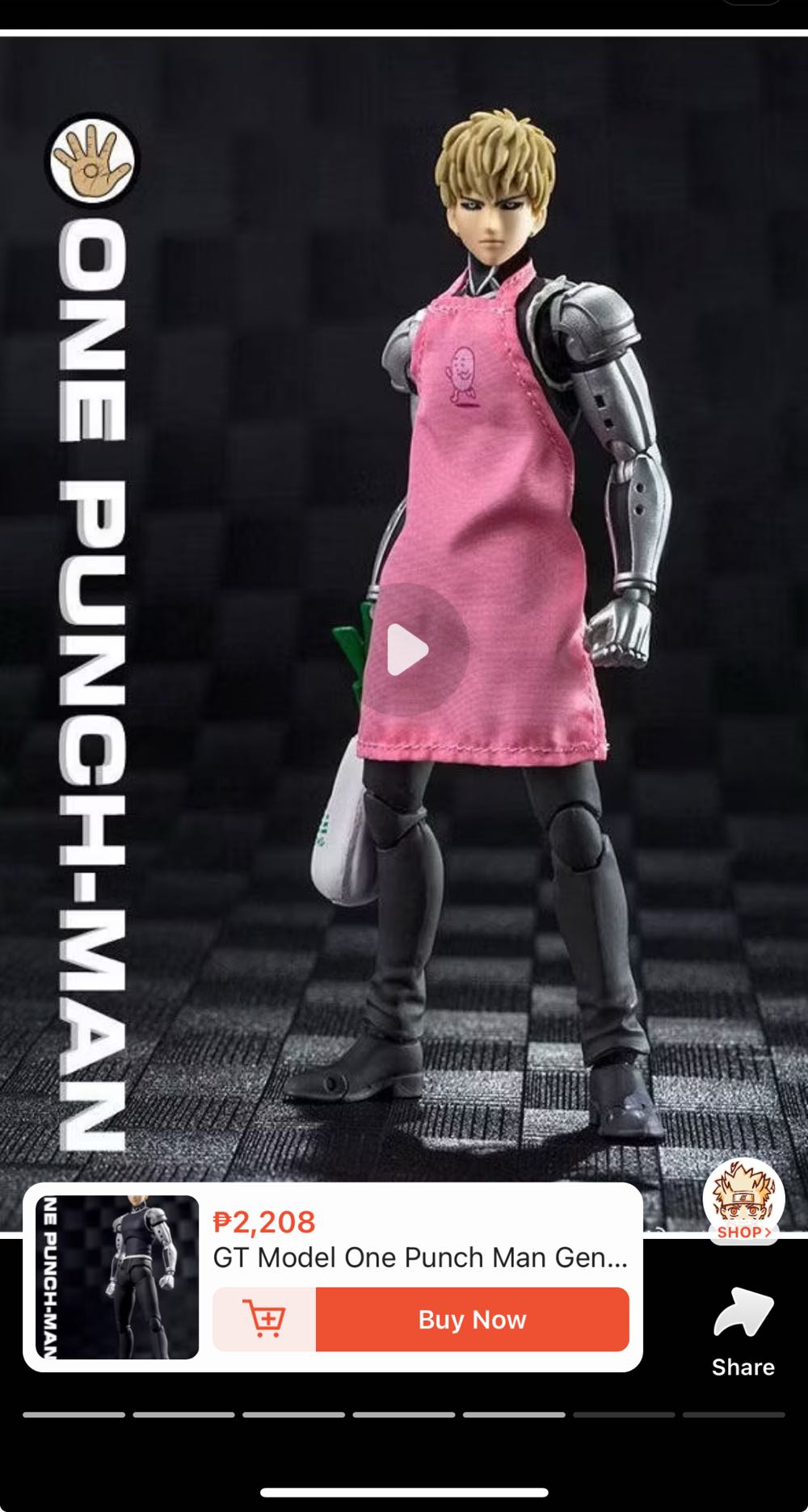 Genos Dasin One Punch Man - Daisin (One Punch Man) action figure collectible - Main Image 4