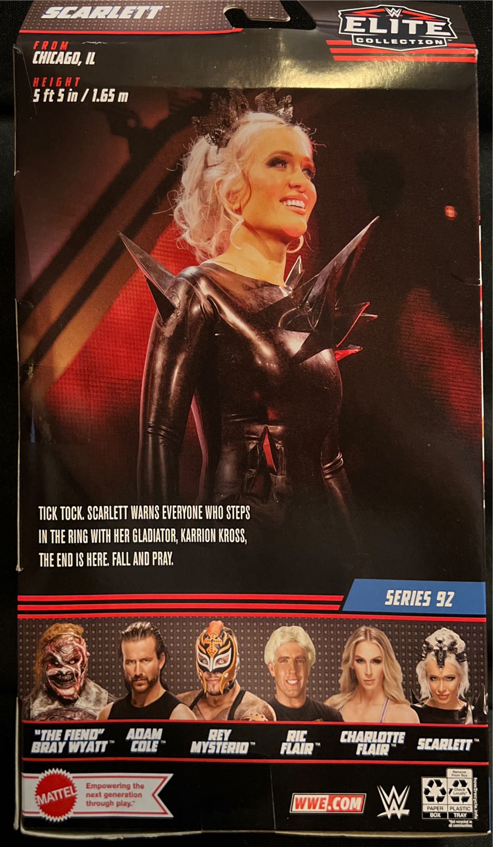 Scarlett WWE Elite 92 - Mattel action figure collectible - Main Image 2