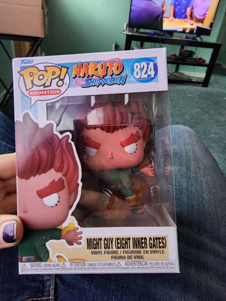Funko Pop! Naruto Shippuden Might Guy Eight Inner Gates 824  action figure collectible [Barcode 889698506755] - Main Image 2