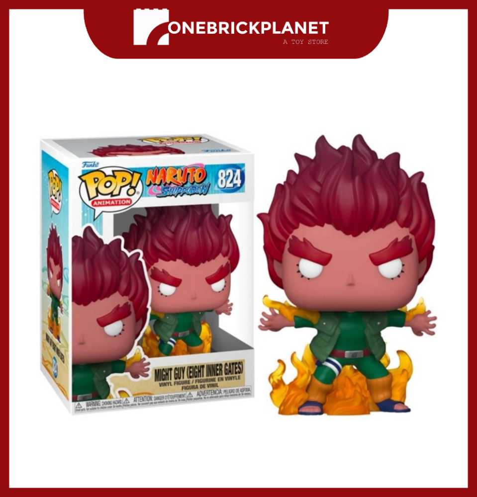 Funko Pop! Naruto Shippuden Might Guy Eight Inner Gates 824  action figure collectible [Barcode 889698506755] - Main Image 4