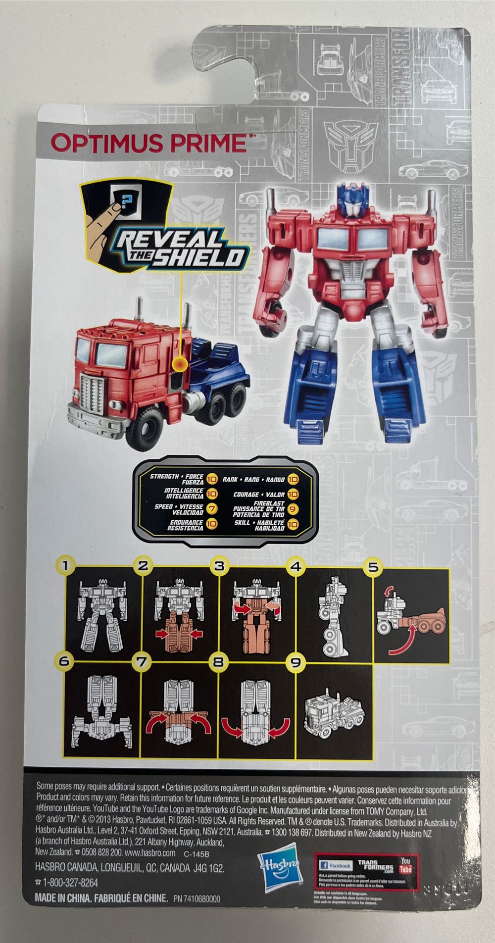 Hasbro Transformers Generations Legends Class Optimus Prime New Nos Moc - Hasbro (Transformers: Market Six) action figure collectible [Barcode 653569945017] - Main Image 2