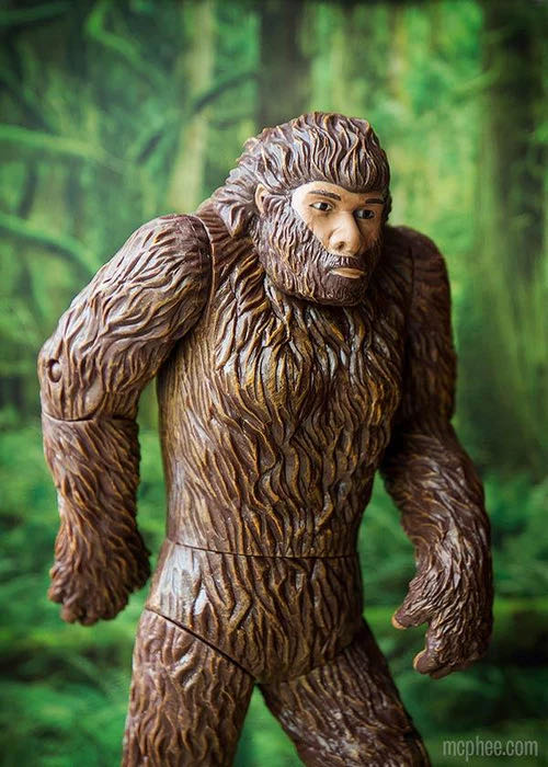 Archie Mcphee Bigfoot Action Figure Brown Standard - Archie Mcphee (Sasquatch) action figure collectible [Barcode 739048124583] - Main Image 2