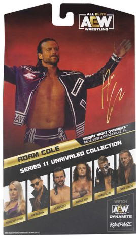AEW - Adam Cole - Unrivaled Collection - Series 11 - Jazwares (AEW Unrivaled Collection Series 11) action figure collectible [Barcode 191726431039] - Main Image 2