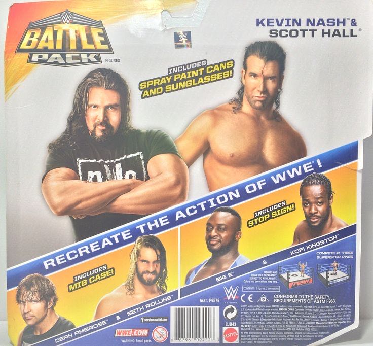 Scott Hall (NWO) - WWE Mattel (WWE Battle Pack Series 36 (2015)) action figure collectible - Main Image 2