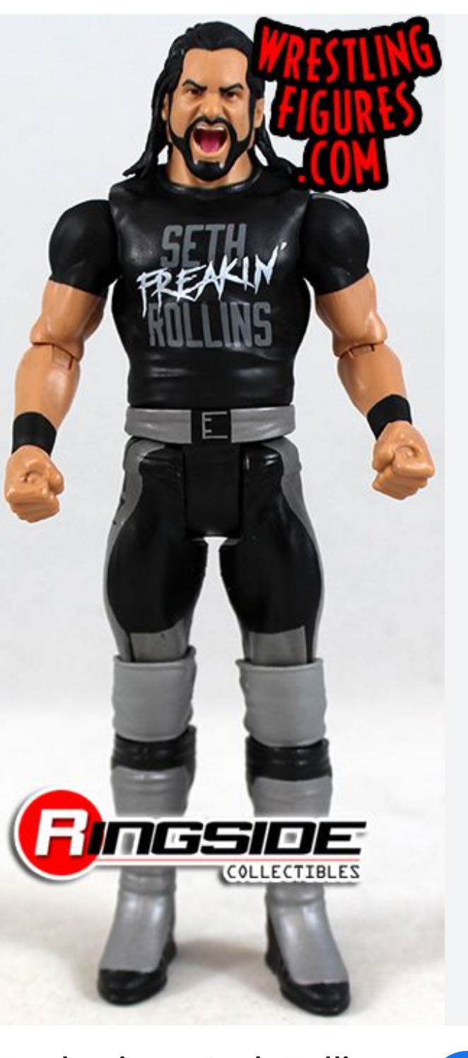 Seth Rollins - WWE Mattel (WWE Basic (2018) Series 85) action figure collectible - Main Image 3