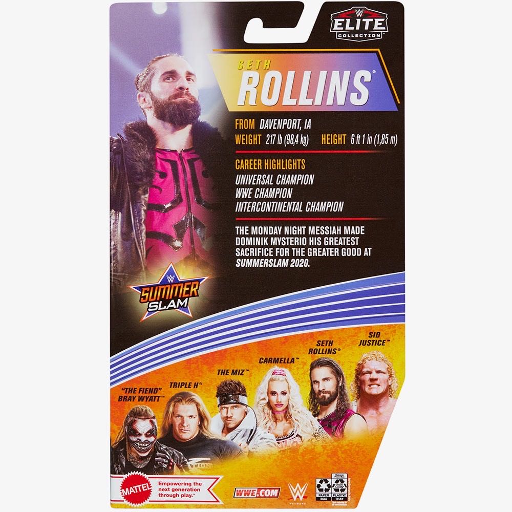 Seth Rollins - WWE Mattel (WWE Elite Series 86 (2021)) action figure collectible - Main Image 2