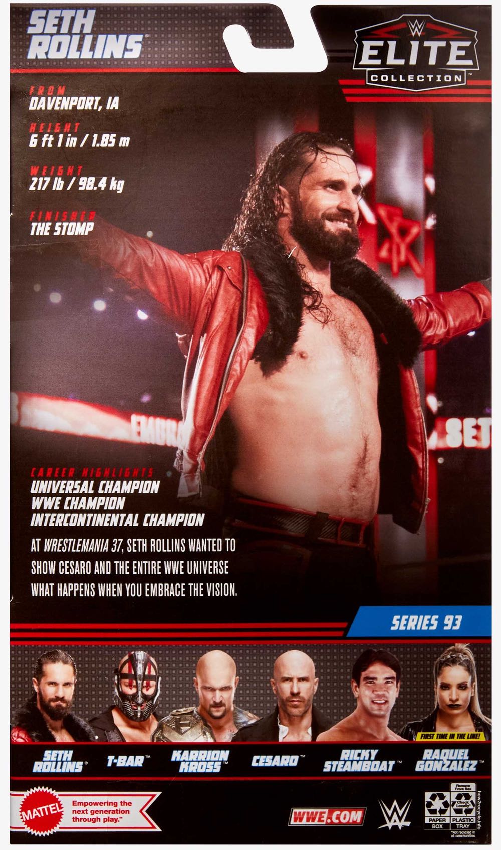 Seth Rollins - WWE Mattel (Elite Series) action figure collectible - Main Image 2