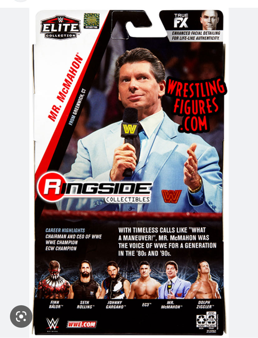 Vince McMahon - WWE Mattel (WWE Elite Series 70 (2019)) action figure collectible - Main Image 2