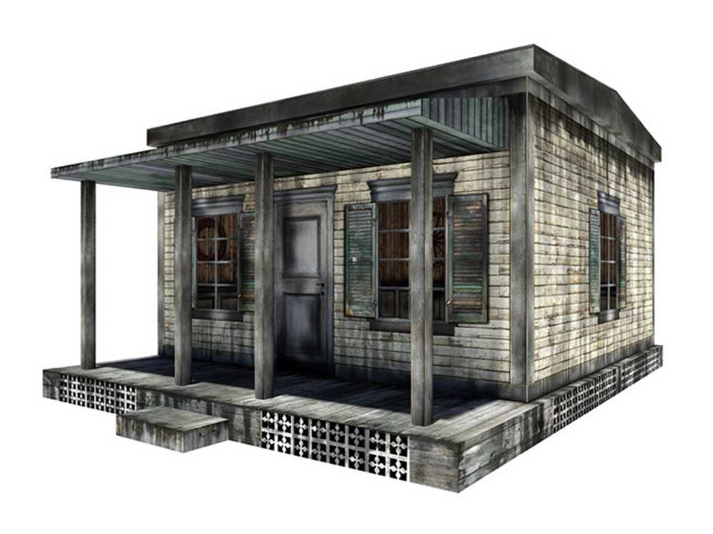 Cabin Pop-Up - Extreme Sets Inc. (Diorama) action figure collectible [Barcode 852155007744] - Main Image 3