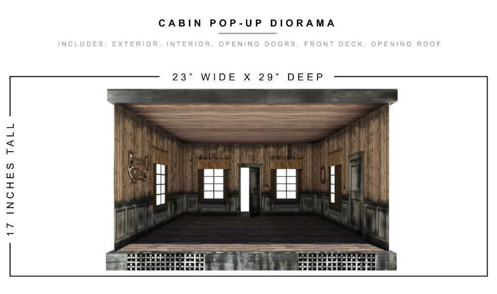 Cabin Pop-Up - Extreme Sets Inc. (Diorama) action figure collectible [Barcode 852155007744] - Main Image 4