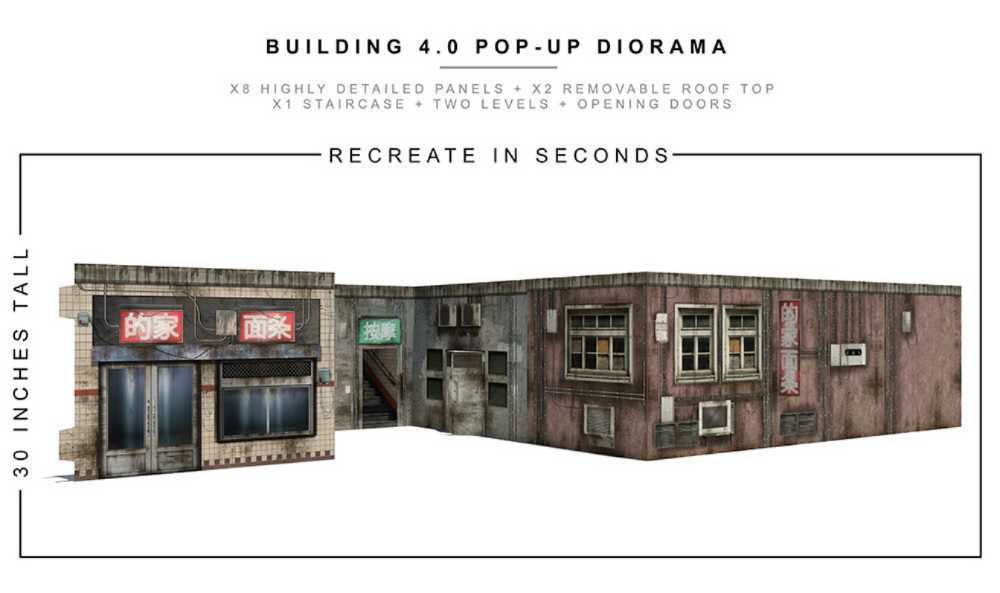 Building 4.0 Pop-up Diorama - Extreme Sets Inc. (Diorama) action figure collectible [Barcode 852155007690] - Main Image 3