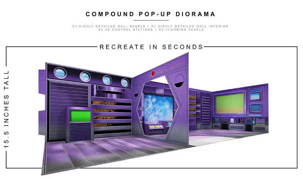 Compound Pop Up Diorama - Extreme Sets Inc. (Diorama) action figure collectible [Barcode 852155007935] - Main Image 3
