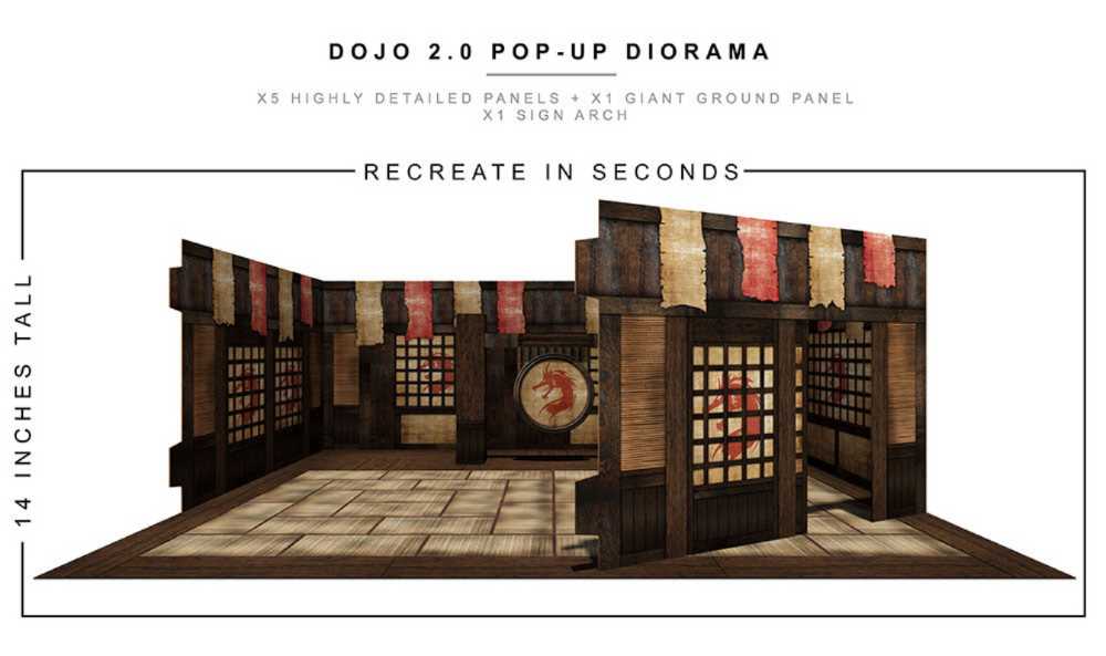 Dojo 2.0 Pop-up Diorama - Extreme Sets Inc. (Diorama) action figure collectible [Barcode 852155007751] - Main Image 3