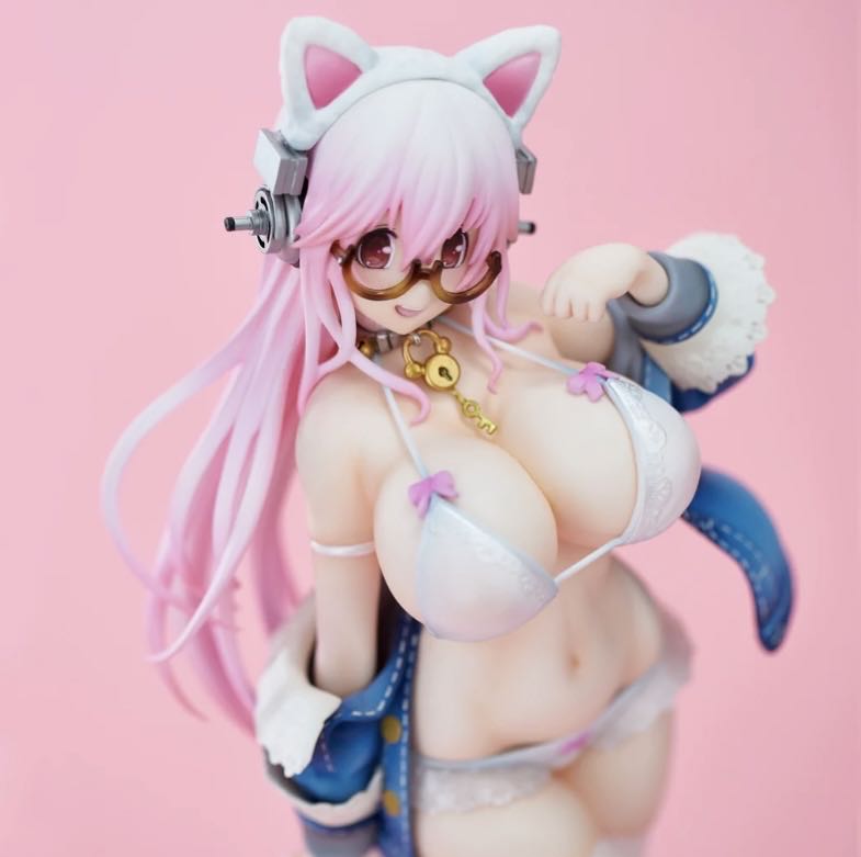 Super Sonico White Cat Ver.   - Union Creative International Ltd (Super Sonico) action figure collectible - Main Image 2