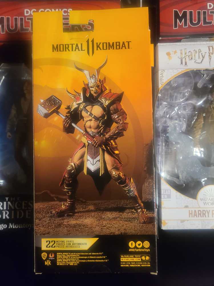 Mcfarlane Toys Mortal Kombat 11 Shao Kahn Gold Platinum Edition Bloody - McFarlane Toys action figure collectible [Barcode 072100007814] - Main Image 2