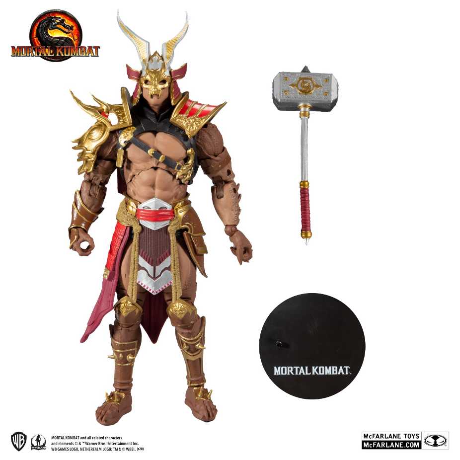 Mcfarlane Toys Mortal Kombat 11 Shao Kahn Gold Platinum Edition Bloody - McFarlane Toys action figure collectible [Barcode 072100007814] - Main Image 4
